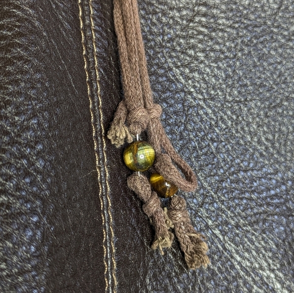 The Sak Brown Leather Hobo Shoulder Bag - Picture 3 of 13